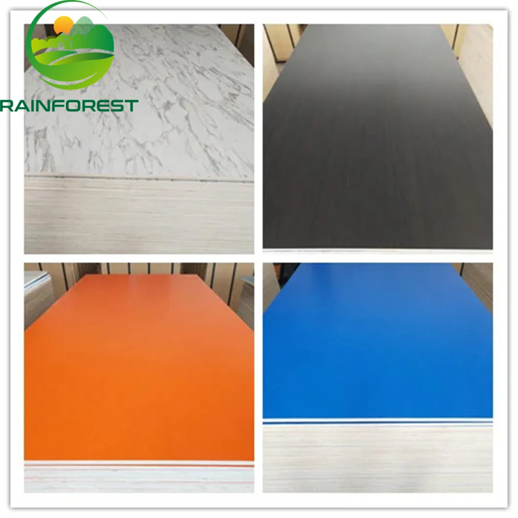 Hot Sale Poplar/Hardwood/Combi Core Polyester Faced Plywood