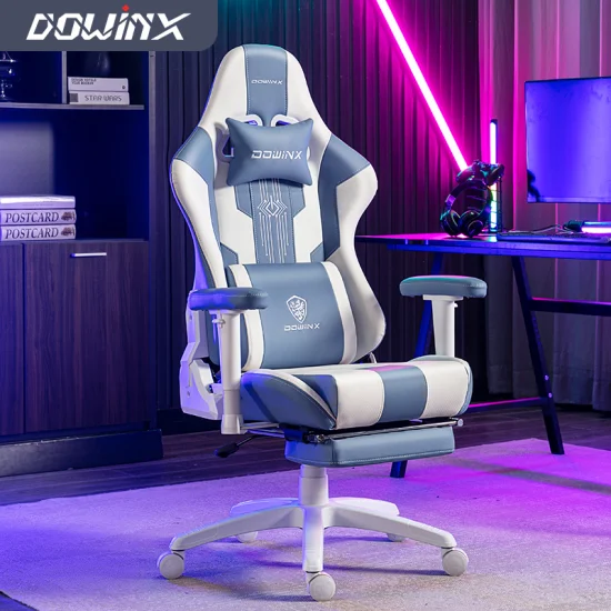 Großhandel Silla Gamer Massage-Gaming-Stuhl mit hoher Rückenlehne und um 360 Grad drehbarer, um 180 Grad verstellbarer Rückenlehne